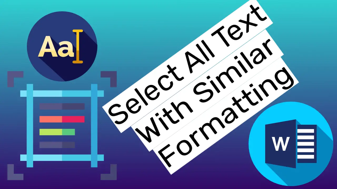 Mastering text selection in MS Word!