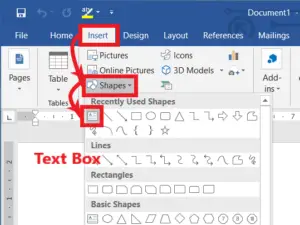 Create a link between the text boxes in ms word