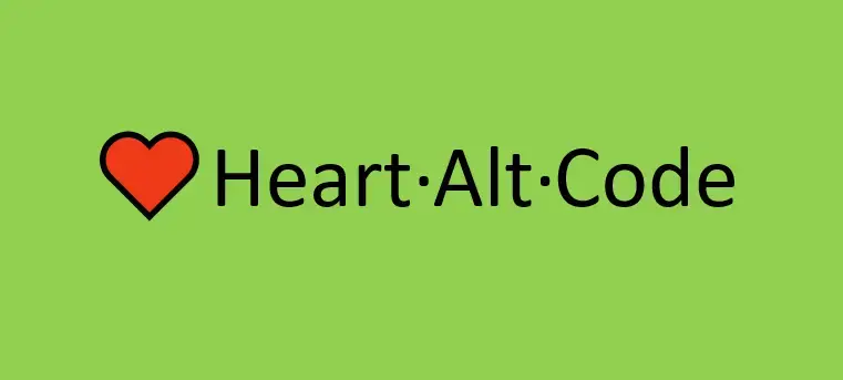 Heart Alt Code Special