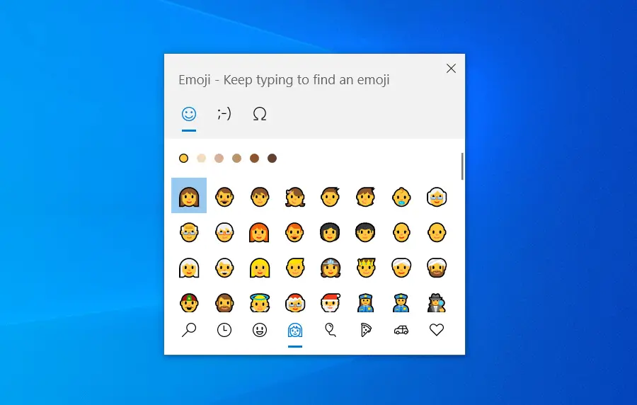 Use Windows Emoji's