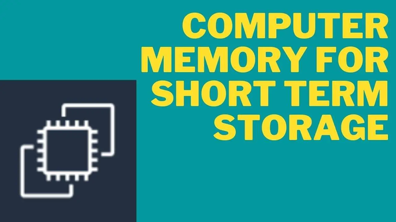 What is Computer Memory for Short Term Storage?