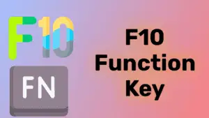 F10 Function Key