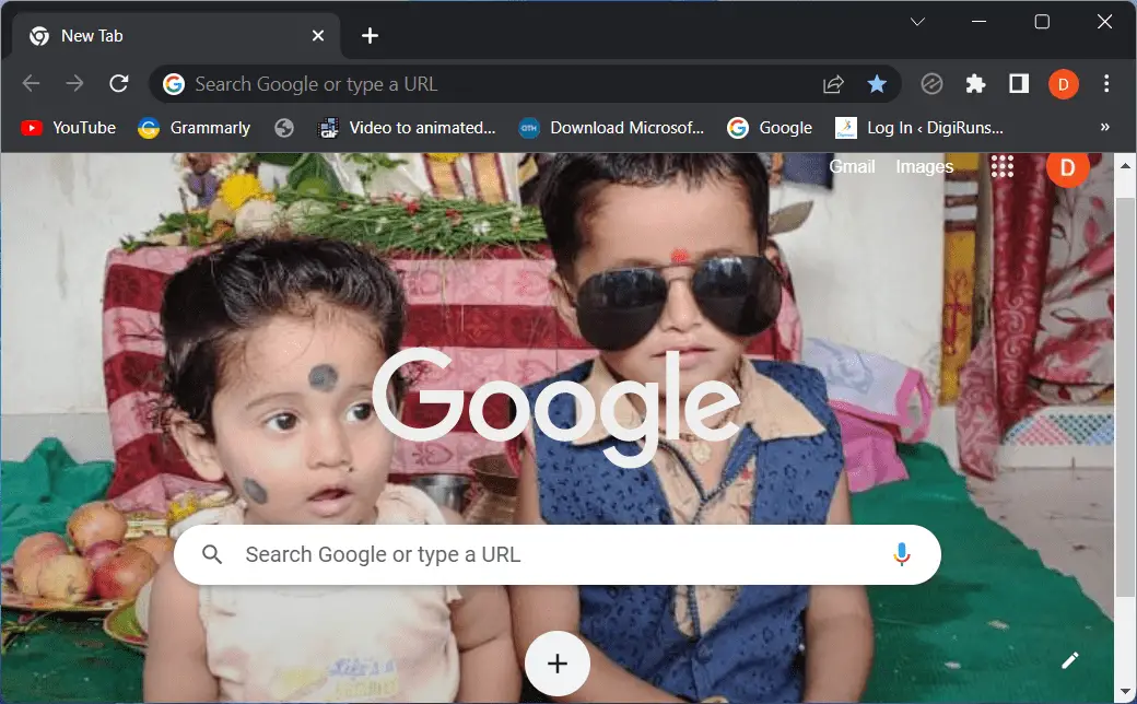 Customizing Google Chrome Background with Your Own Picture