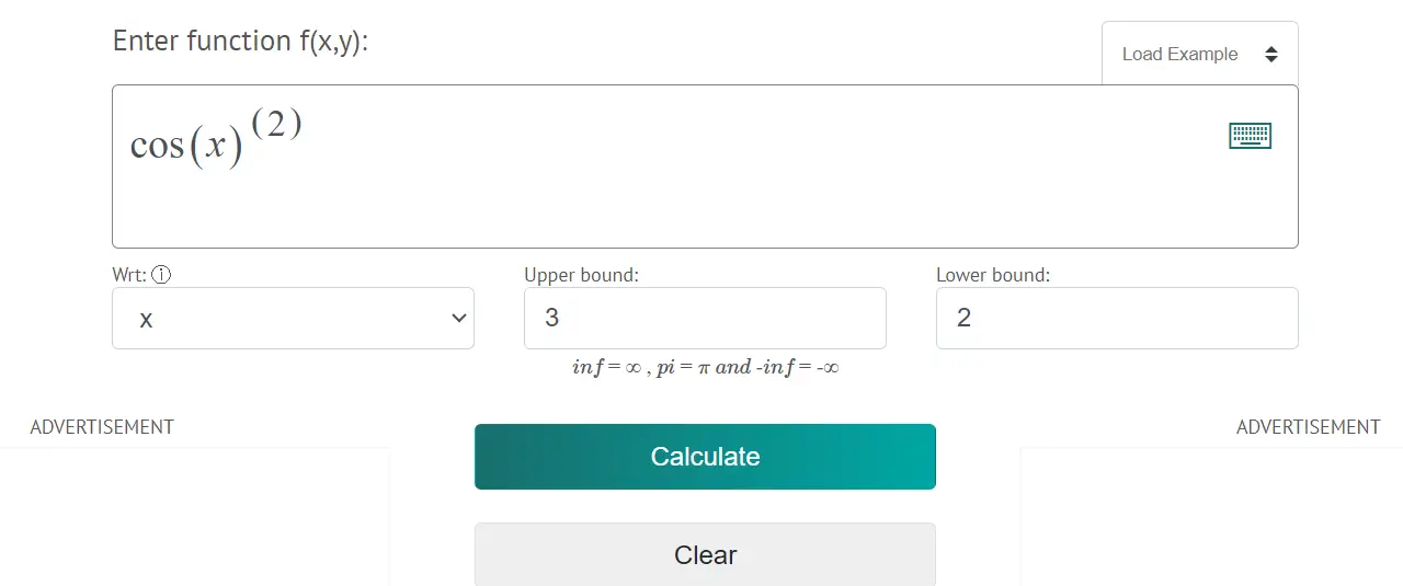 A snapshot of an antiderivative calculator computing the antiderivative of a mathematical function.